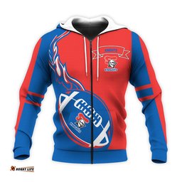 newcastle knights hoodie flame ball nrl