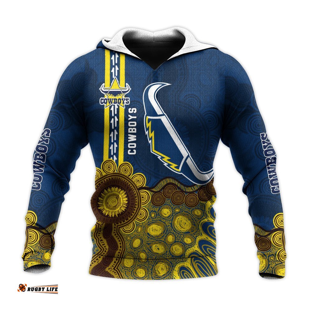 north queensland cowboys aboriginal hoodie rugby indigenous kangaroo tracks nrl