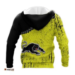 penrith panthers hoodie grunge polynesian tattoo nrl