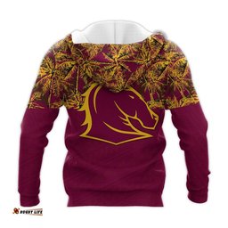brisbane broncos hoodie coconut tree nrl