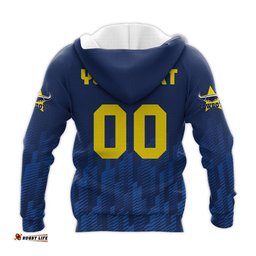 north queensland cowboys hoodie logo sport ombre nrl