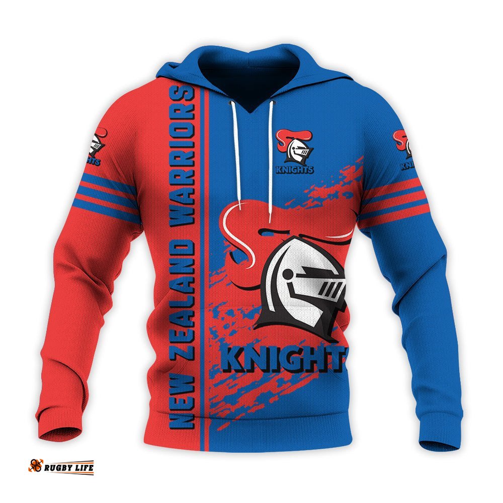 newcastle knights hoodie quarter style nrl