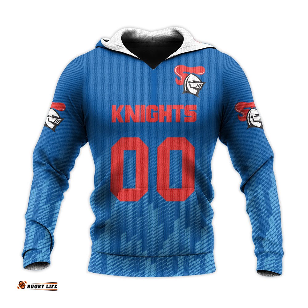 newcastle knights hoodie logo sport ombre nrl