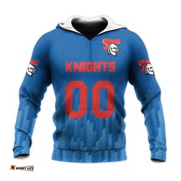 newcastle knights hoodie logo sport ombre nrl