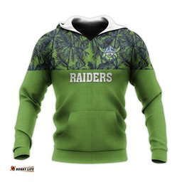canberra raiders hoodie coconut tree nrl