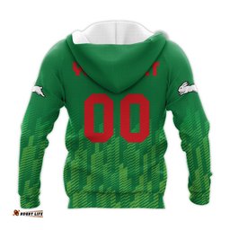 south sydney rabbitohs hoodie logo sport ombre nrl