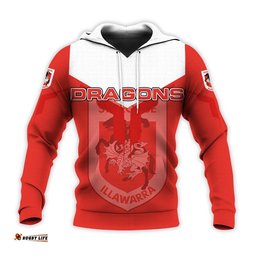 st george illawarra dragons hoodie drinking style nrl