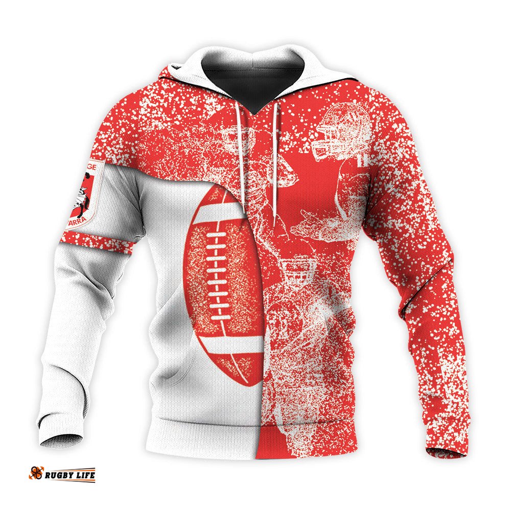 st george illawarra dragons hoodie graffiti spray nrl