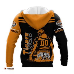 wests tigers hoodie personalized pentagon style nrl