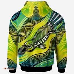 zip hoodie aboriginal platypus