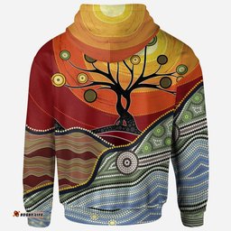 Hoodie Australian Aboriginal Tree