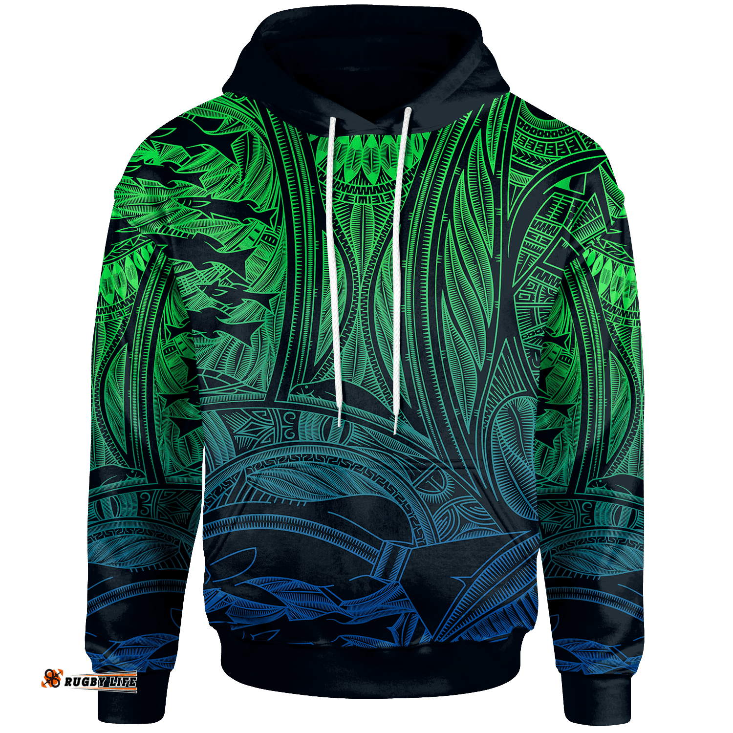 Torres Strait Islanders Hoodie Ocean Art