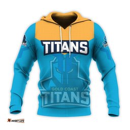 gold coast titans hoodie drinking style nrl