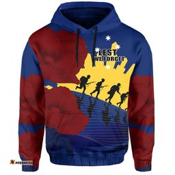 Australia ANZAC Hoodie Lest We Forget