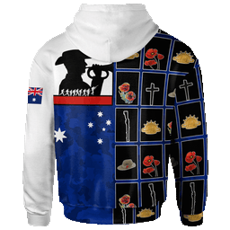 ANZAC Day Hoodie We Shall Remember Them