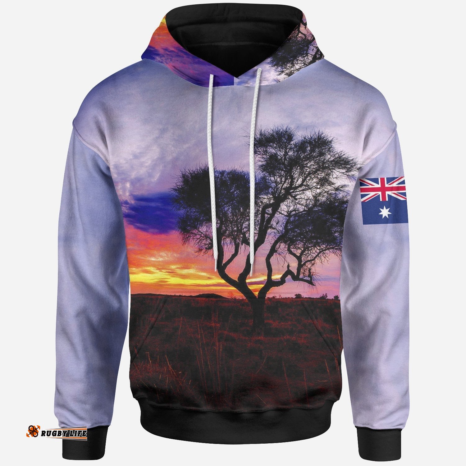 Hoodie Australia Sky View, The forest is Growing Unisex