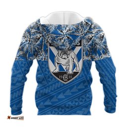 canterbury bankstown bulldogs hoodie coconut tree nrl