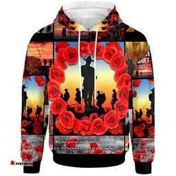 ANZAC Hoodie Always Remember Australia's Soldiers