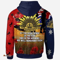 Hoodie ANZAC Day World War II Commemoration 1939 1945