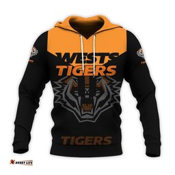 wests tigers hoodie drinking style nrl