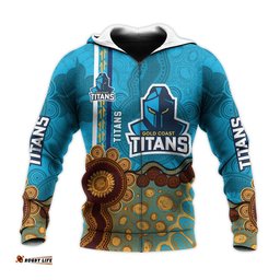 gold coast titans aboriginal hoodie rugby indigenous kangaroo tracks nrl