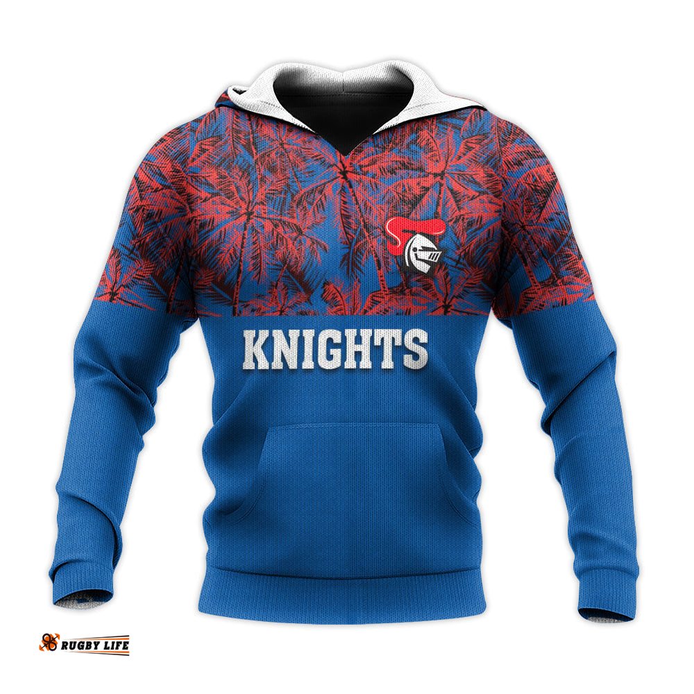 newcastle knights hoodie coconut tree nrl