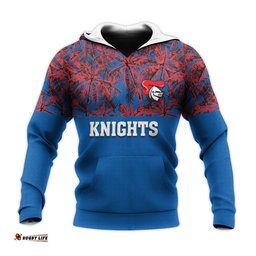 newcastle knights hoodie coconut tree nrl