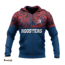 sydney roosters hoodie coconut tree nrl
