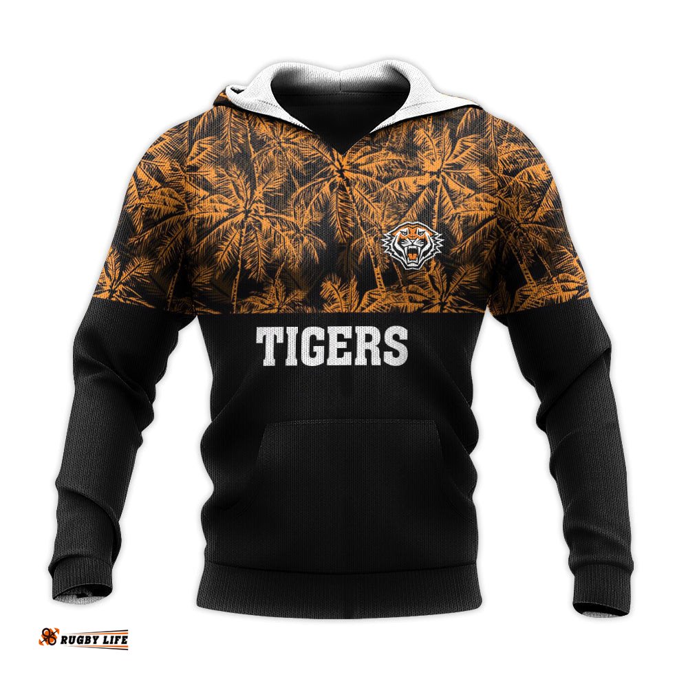 wests tigers hoodie coconut tree nrl