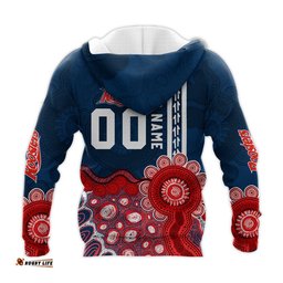 sydney roosters aboriginal hoodie rugby indigenous kangaroo tracks nrl