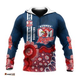sydney roosters aboriginal hoodie rugby indigenous kangaroo tracks nrl