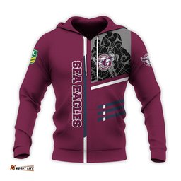 manly warringah sea eagles hoodie personalized rugby for fan nrl