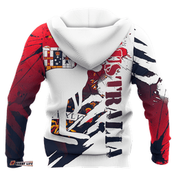Hoodie Australian Coat Of Arms Great Aussie All Over Print Unisex