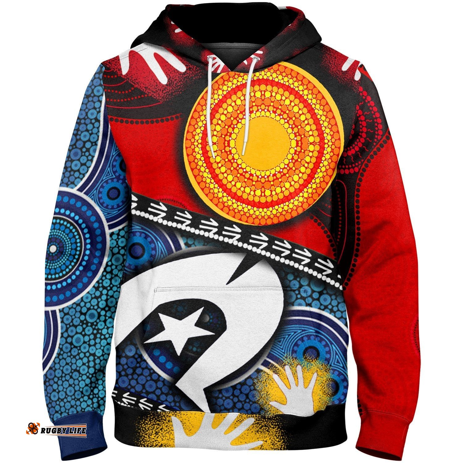 hoodie australian naidoc aboriginaland torres strait islands flags