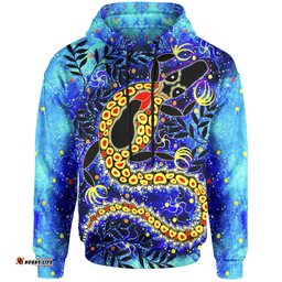 Aboriginal Hoodie Indigenous Crocodile