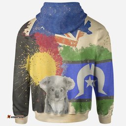 Hoodie Flag Combination with Koala