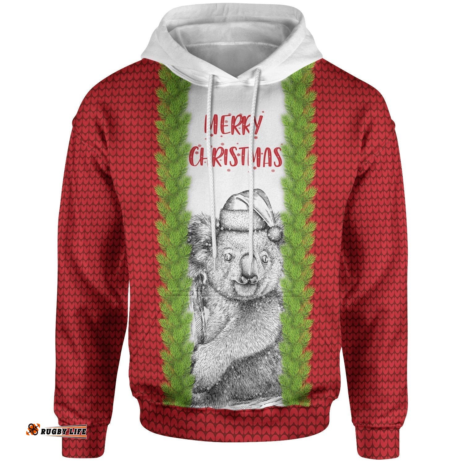 Australia Christmas Hoodie Merry Christmas Koala
