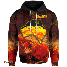 Aboriginal Hoodie Anangu Custodians