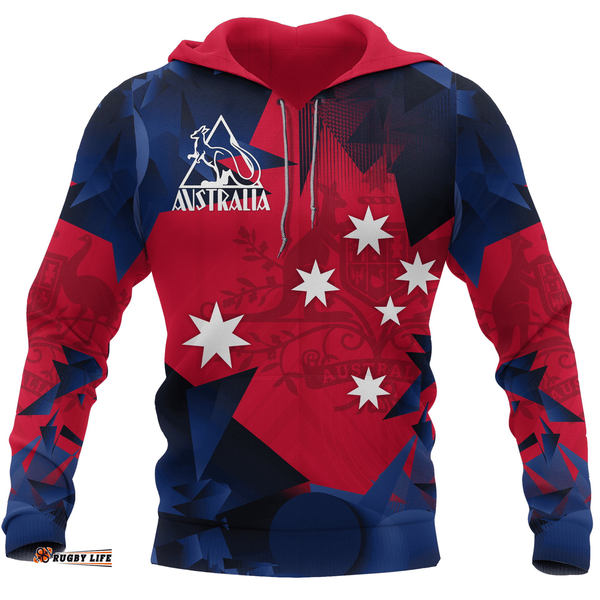 hoodie australian coat of arms hoodie southern cross australia unisex