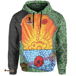 ANZAC Day Hoodie Lest We Forget Poppy