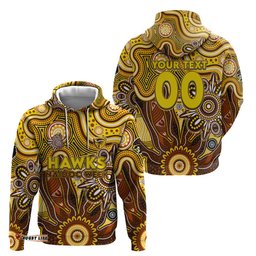 personalised hawks naidoc week 2024 hoodie aussie aboriginal art dt02