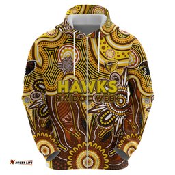 personalised hawks naidoc week 2024 hoodie aussie aboriginal art dt02