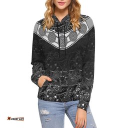 Aboriginal Hoodie, Boomerang Koala Kangaroo Patterns