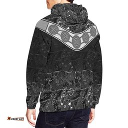 Aboriginal Hoodie, Boomerang Koala Kangaroo Patterns