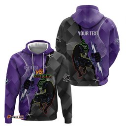 personalised storm and panthers rugby 2024 hoodie go champions grand final dynamic style