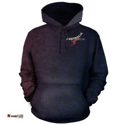 Hoodie Kangaroo Symbol Hoodie Aus Flag Simple All Over Print Unisex
