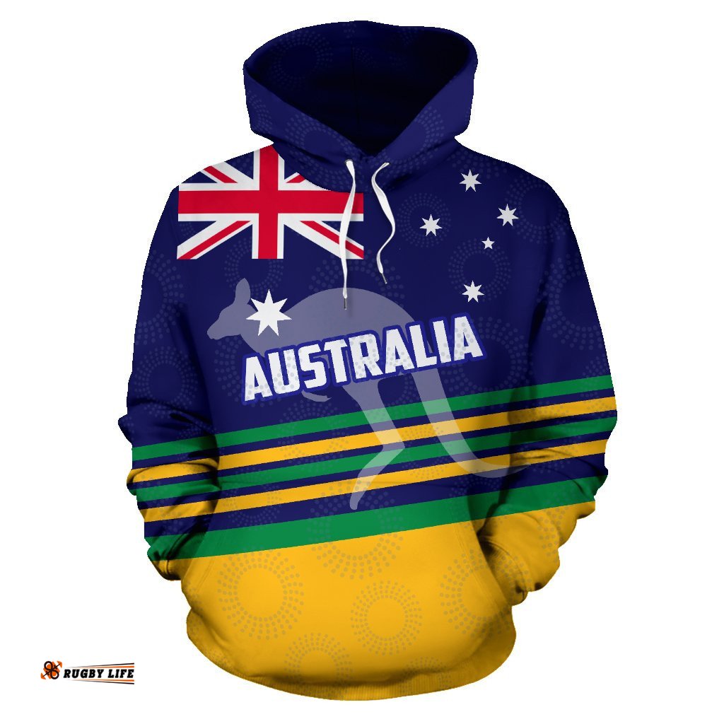 hoodie kangaroo hoodie aus flag map unisex
