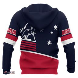 Hoodie Kangaroo Symbol Hoodie Australia Aussie Southern Cross Unisex