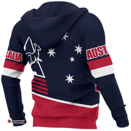 Hoodie Kangaroo Symbol Hoodie Australia Aussie Southern Cross Unisex