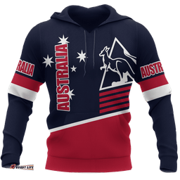 Hoodie Kangaroo Symbol Hoodie Australia Aussie Southern Cross Unisex